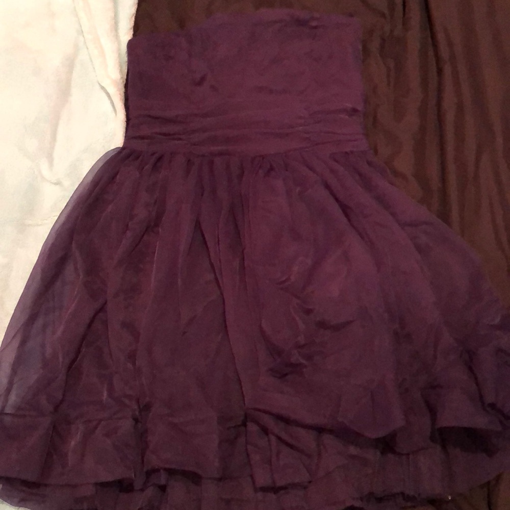 Deep purple dress
